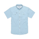 Men's Poncho "Blue Steel" Short Sleeve Button Up Shirt 