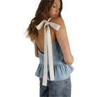 Women's Mulla Tie Blouse - Crazy House Western Wear