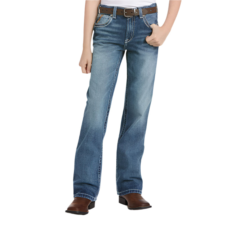 Boy's Ariat B4 Relaxed Coltrane Boot Cut Jean 10021160 - Crazy House Western Wear