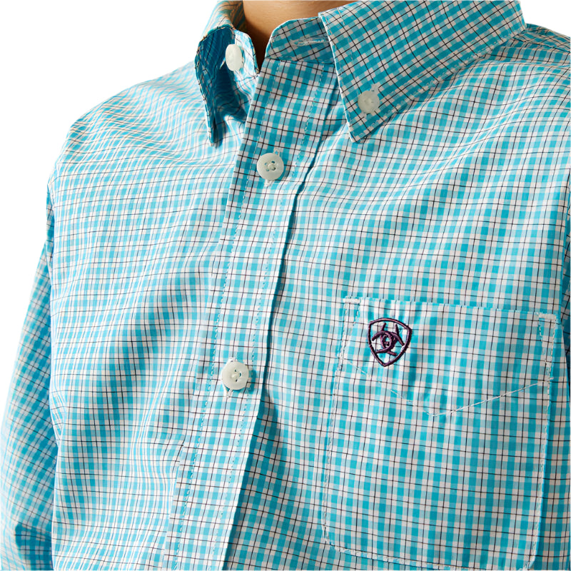 Boy's Ariat Pro Series Wilmer Classic Fit Shirt 10058726 - Crazy House Western Wear