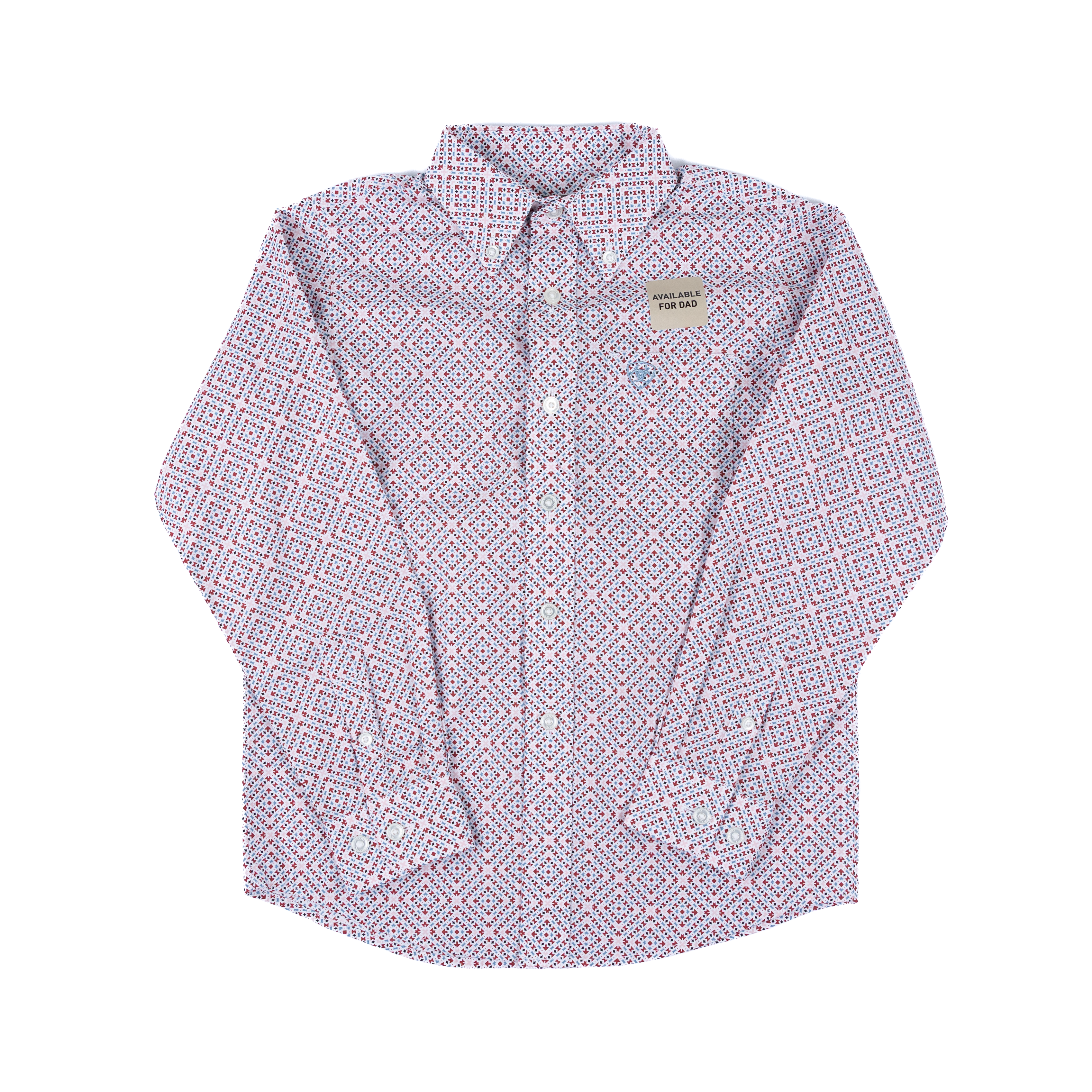 Boy's Ariat Southwest Geometric Print Jayson Shirt 10071174