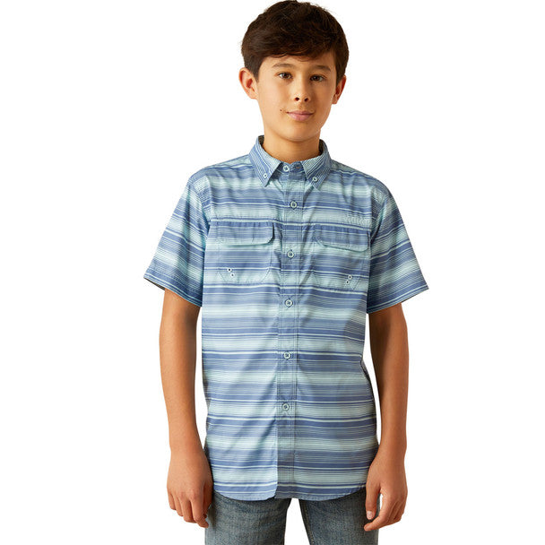 Boy's Ariat Vent tek Outbound Blue Raven 10058828 - Crazy House Western Wear