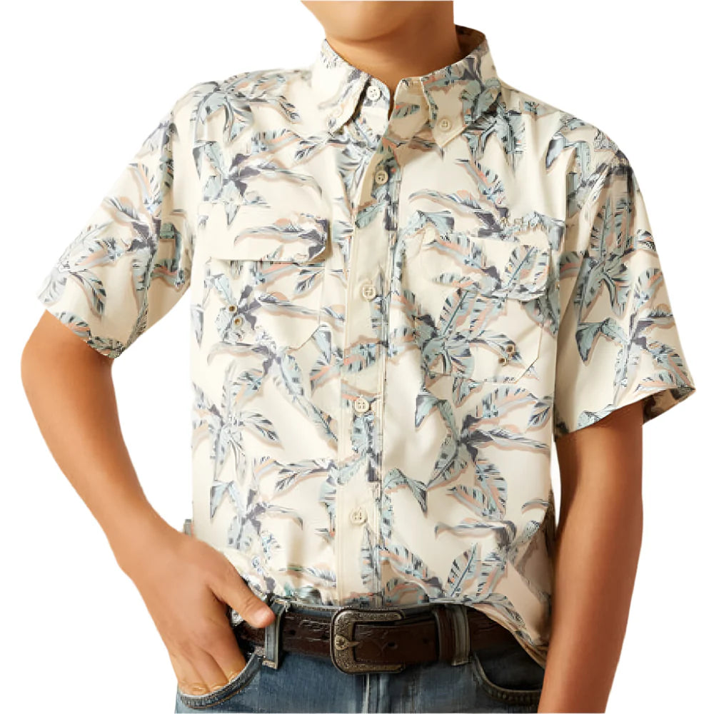 Boy's Ariat VentTek Button Down Shirt 10058827 - Crazy House Western Wear