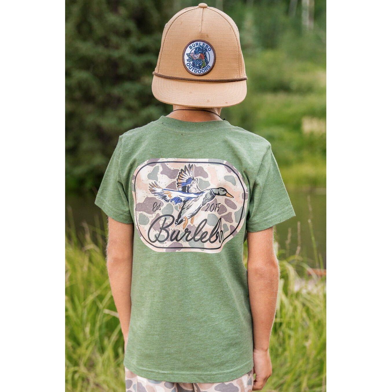 Boy's Burlebo Ducks Flying In T-Shirt Y-DFI-SS-HO - Crazy House Western Wear
