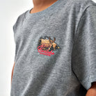 Boy's Burlebo Short Sleeve Tee Hill Country Buck Dark Heather Grey Y-SST-HCBK-DHG