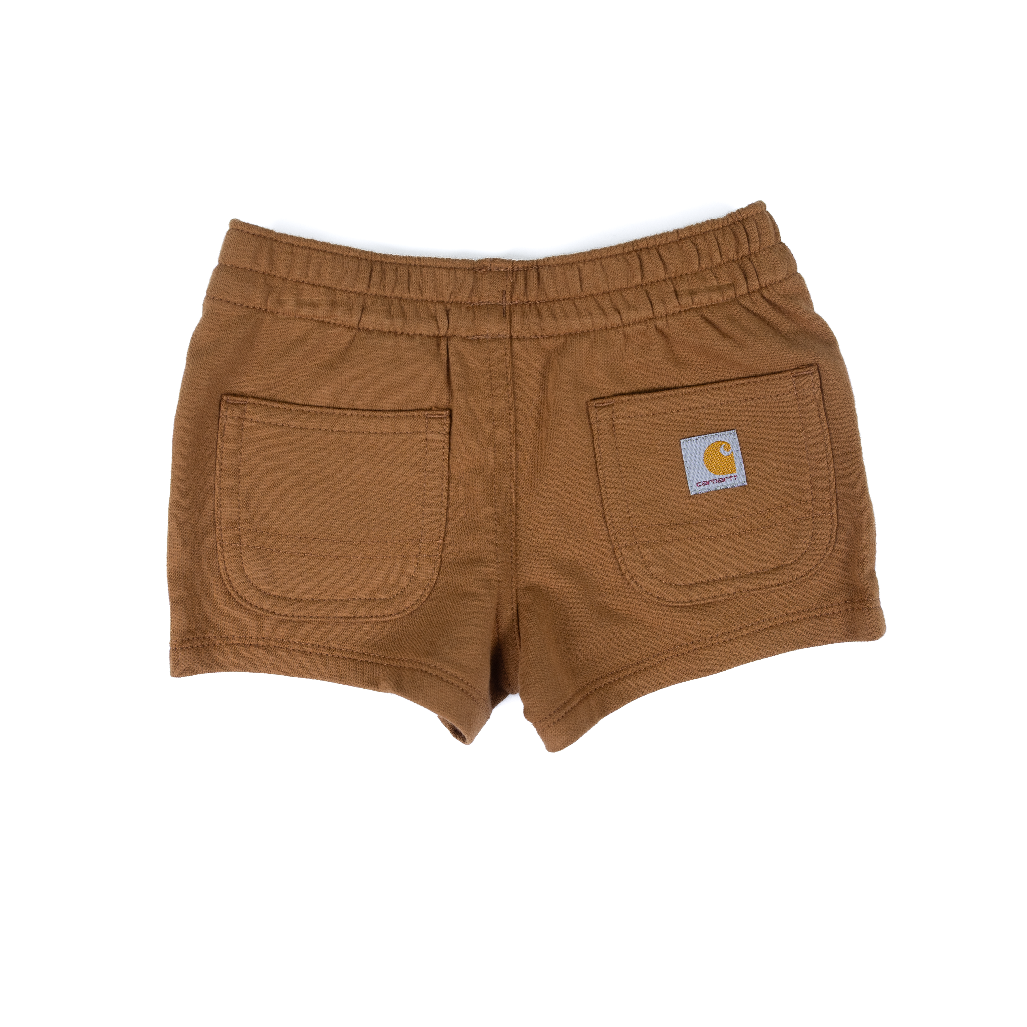 Boy's Carhartt French Terry Work Shorts - Carhartt Brown CH8345