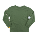 Boy's Carhartt Green Long Sleeve Pocket T-shirt CA6746-GL9