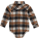 Boy's Carhartt Infant Long-Sleeve Flannel Bodysuit CE8209-D15