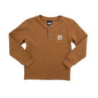 Boy's Carhartt Long Sleeve Henley Pocket T-shirt CA6769-D15