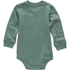 Boy's Carhartt Long Sleeve Pocket Bodysuit CA5011-GH5