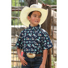 Boy's Cinch Hawaiian Button Up Shirt MTW7140037 - Crazy House Western Wear