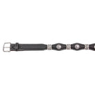 Boy's Cowboy Chrome Black Rawhide Remuda Belt 881