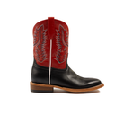 Boy's Horse Power Black Full Grain Cowhide with Red Vitrio Tops HPK8080