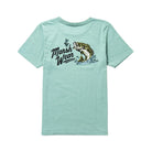 Boy's Marsh Wear Agate Heather Heritage Bass Short Sleeve T-shirt BWT4028-AGAH