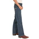 Boy's Rock and Roll Denim Bootcut Regular Fit Dark Wash Jeans BB0BD08579