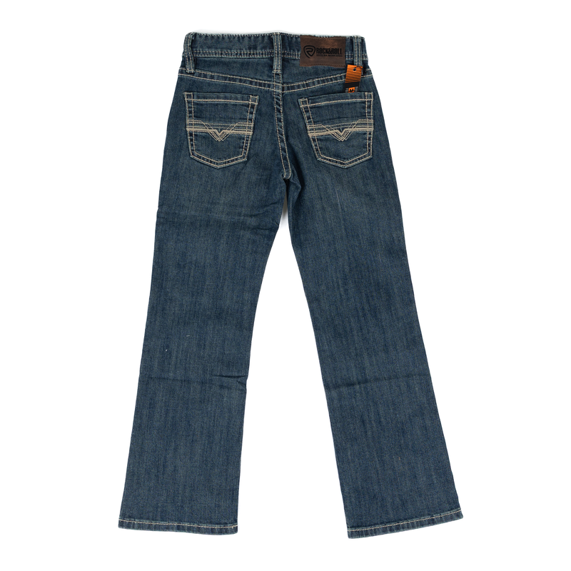 Boy's Rock and Roll Regular Fit BB Gun Bootcut Jeans BB0BD09114