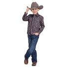Boy's Roper Long Sleeve Amarillo Snap Allover Printed Button Up 03-030-0225-6029