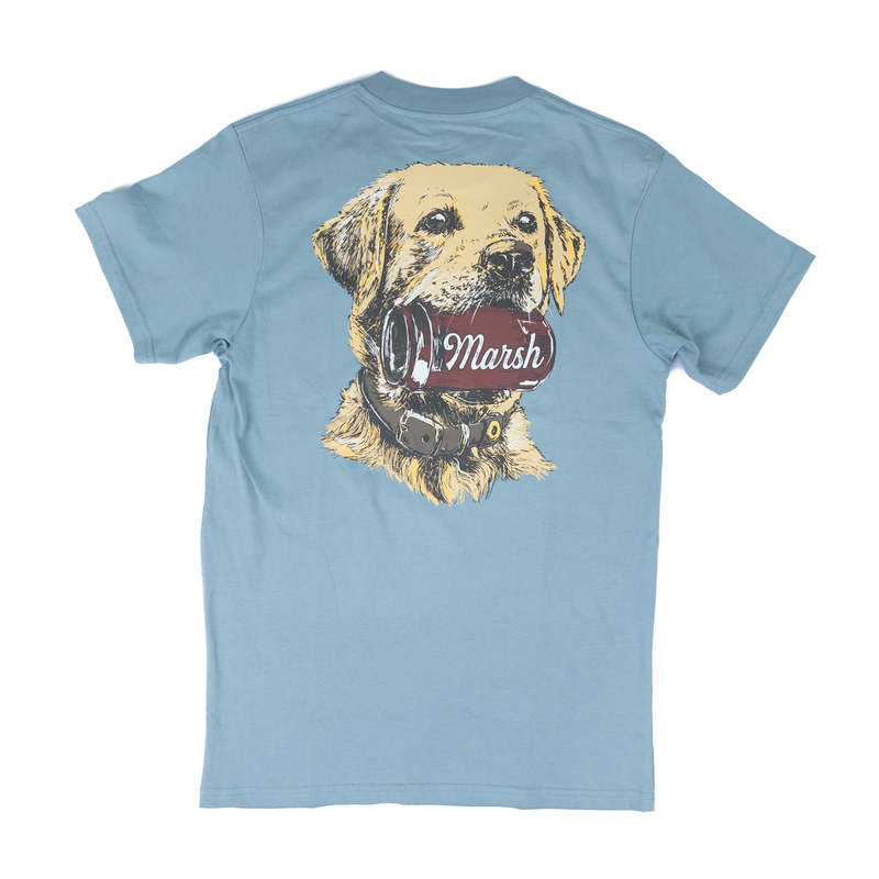 Boy's Southern Marsh Lab Sips Galicia Green Short Sleeve T-shirt YAL12-GLG