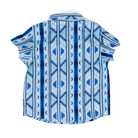 Boy's Wrangler Baby Boy Blue Aztec Print Snap Shirt 112378883