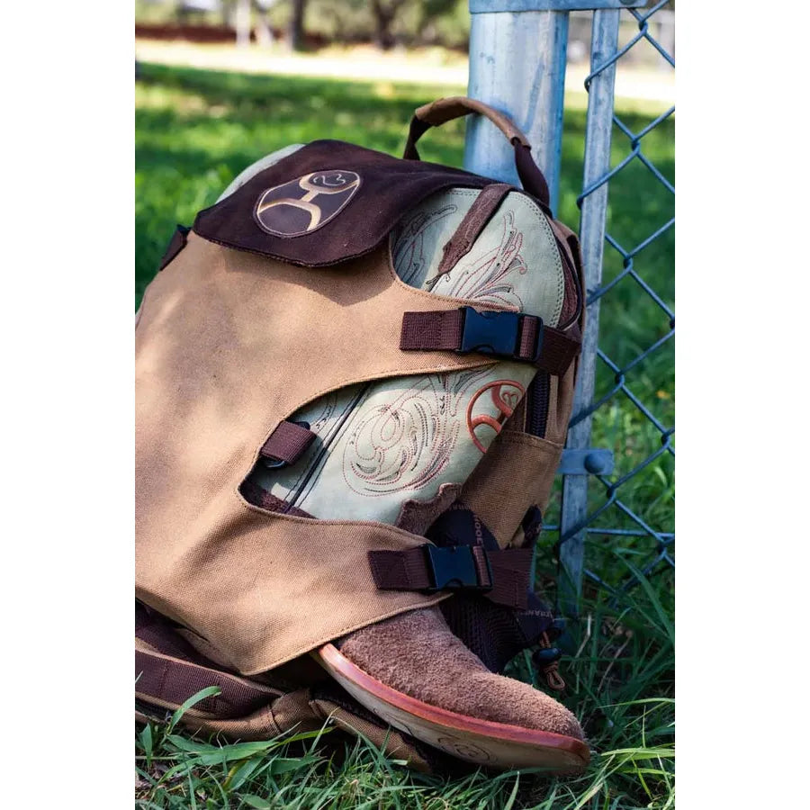 Hooey "Mule" Tan/Brown Hooey Backpack BP045BRTN - Crazy House Western Wear