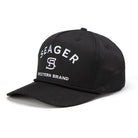 Men's Seager Black Branded Snapback MHSP23BRANDBLK