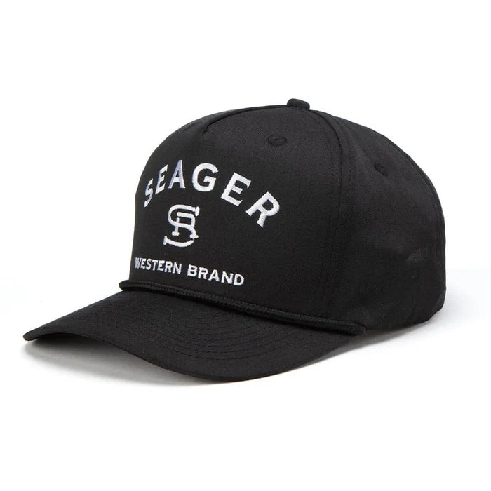 Men's Seager Black Branded Snapback MHSP23BRANDBLK