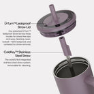 Brumate 40OZ Era Violet Crush Spill Proof Tumbler DWER40VCR