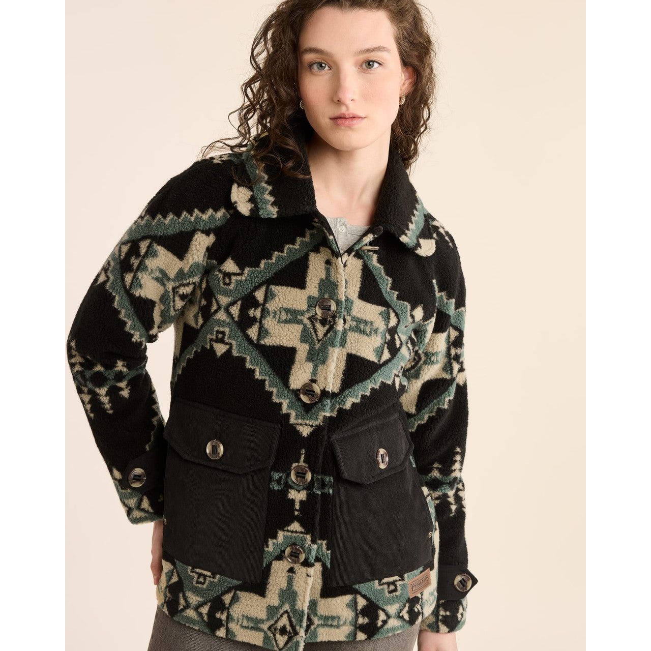 Pendleton Lodge Pine Fleece Barn Coat - Crazy House Western Wear