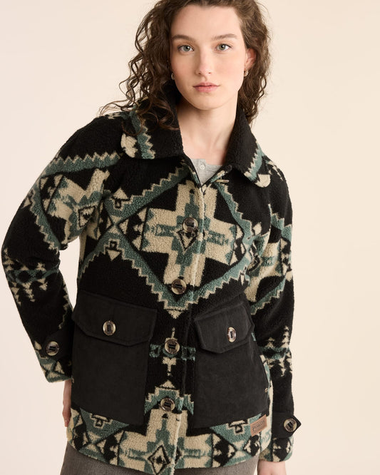 Pendleton Lodge Pine Fleece Barn Coat - Crazy House Western Wear