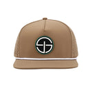 Men's SanJac Brown Outdoors Scope Performance Rope Hat SJ3157906