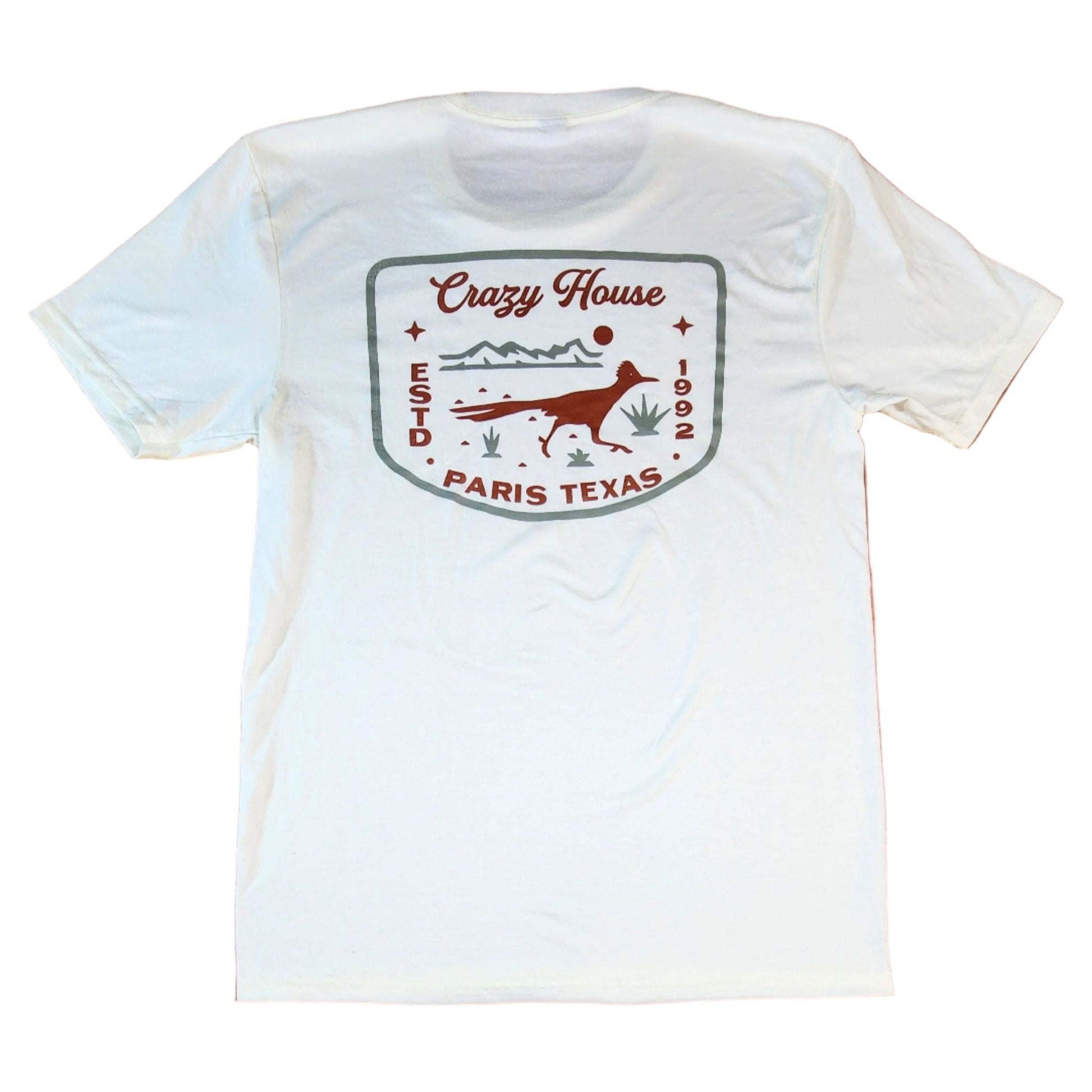 Crazy House Roadrunner Rust T-Shirt - Crazy House Western Wear