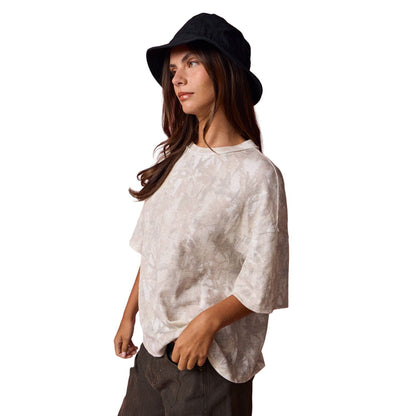 Women's Camo Ribbed Loose Fit Shirt PT51002