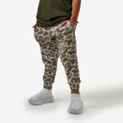 Burlebo Boy's Classic Deer Camo Thermal Joggers Y-THJG-CDC