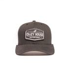 Charcoal Snapback with Jackelope Patch - Crazy House Western Wear