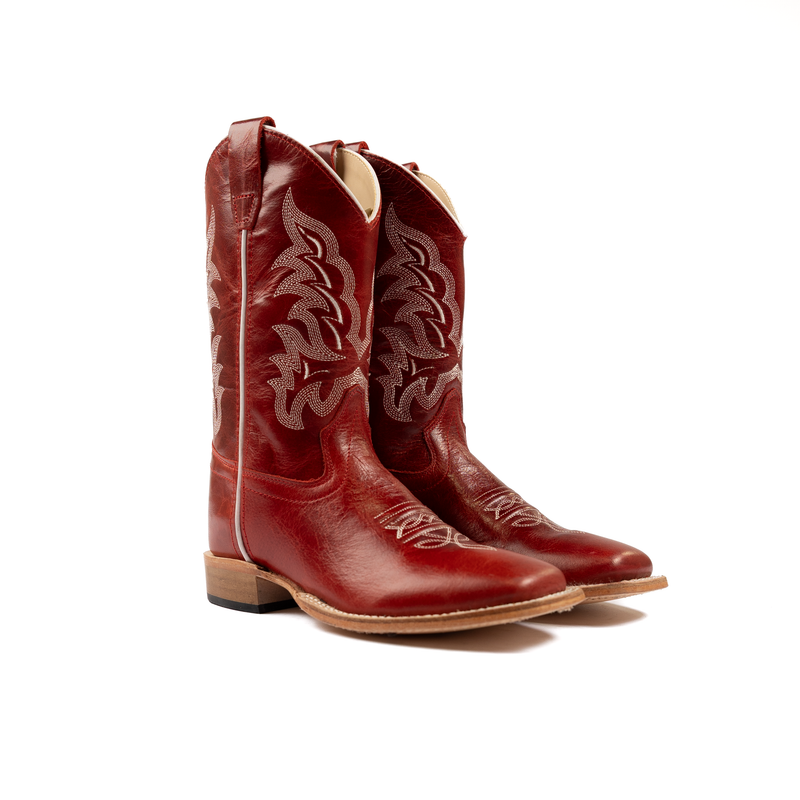 Children's Old West Red Western Boot BSC1995