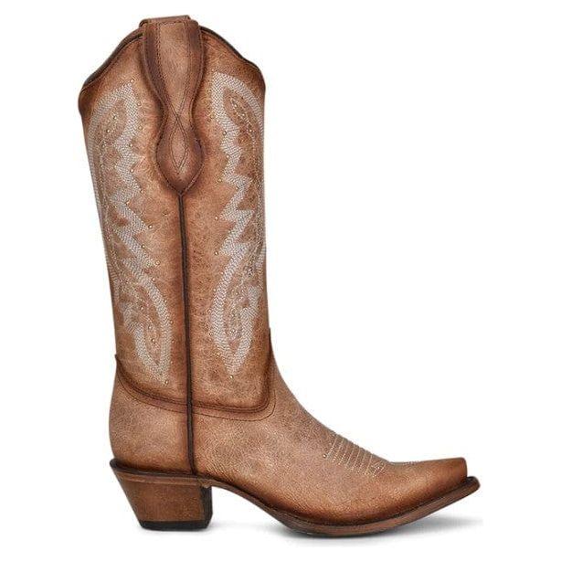 Circle G Embroidered and Studded Leather Boot - Crazy House Western Wear