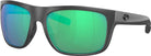 Costa Broadbill Matte Gray with Green Polarized Lenses 06S9021-3661
