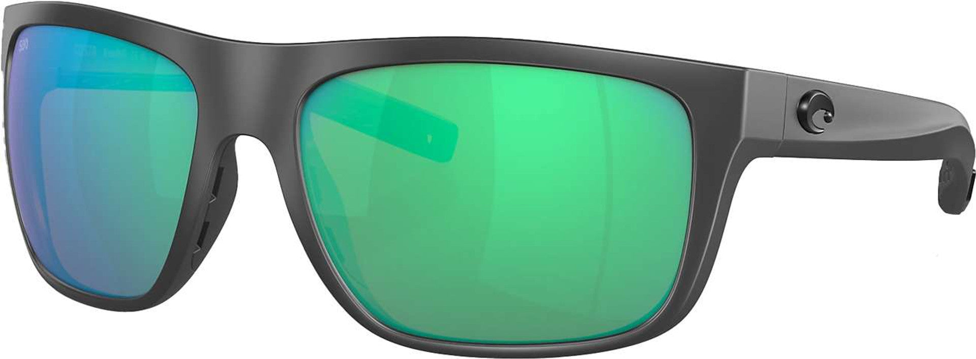Costa Broadbill Matte Gray with Green Polarized Lenses 06S9021-3661