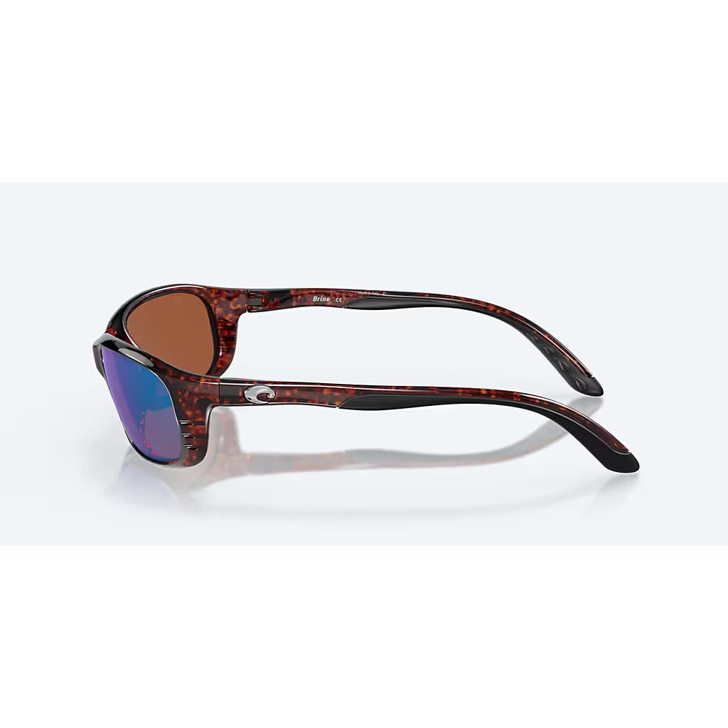 Costa Brine Tortoise and Green Mirror Polarized Sunglasses 06S9017-10TT