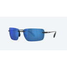 Costa Gulf Shore Shiny Black with Blue Polarized Lenses 06S9074-GULF