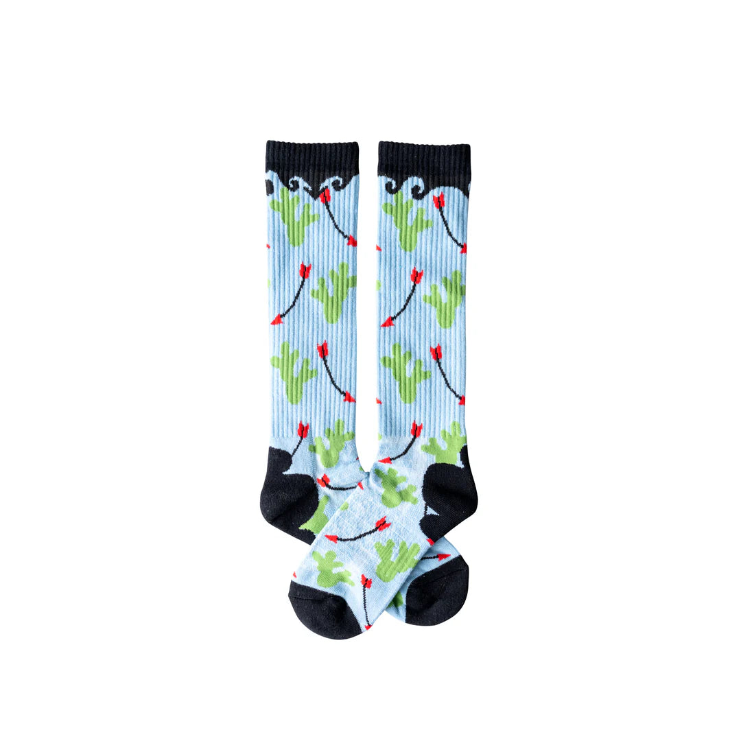 Women's Lucky Chuck Cowboy Compass Performance Boot Socks LC12-12194