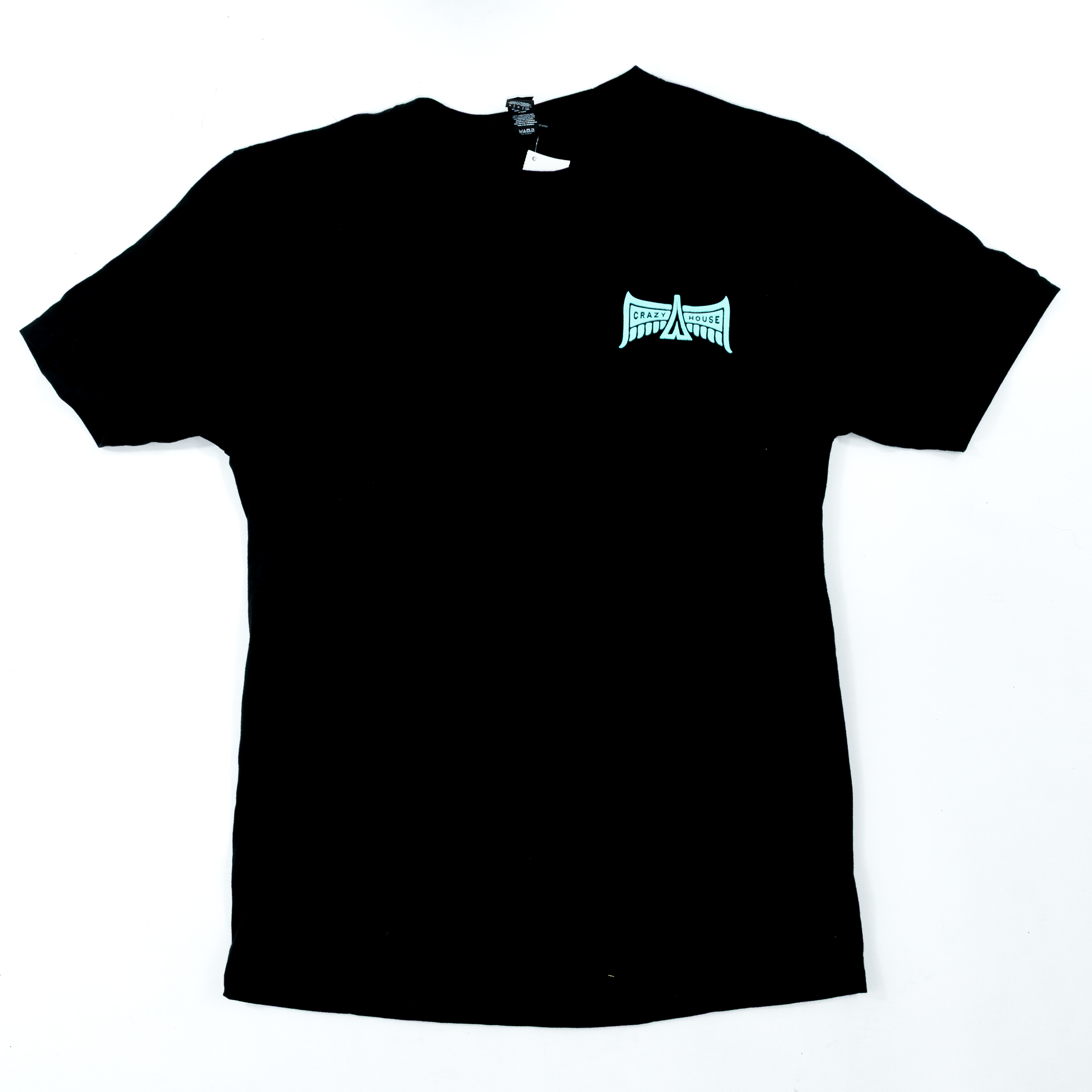 Crazy House Black and Teal "Freebird" Specialty Shirt