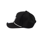 Crazy House Black Cap with CH Patch and White Rope