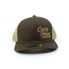 Crazy House Brown and Tan Snapback Cap