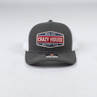 Crazy House Gray and White Twill Patch Snapback