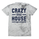 Crazy House Grey and Navy Tye Dye T-shirt