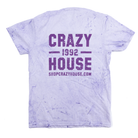 Crazy House Purple Tye Dye T-shirt