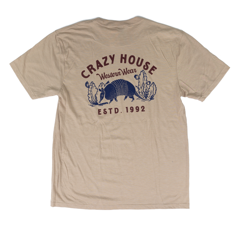 Crazy House Short Sleeve Armadillo T-shirt