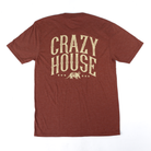 Crazy House Short Sleeve Rust Armadillo T-shirt
