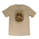 Crazy House Tan T-shirt with Dog and Duck